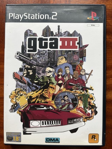 Grand theft auto gta iii - theft, ps2