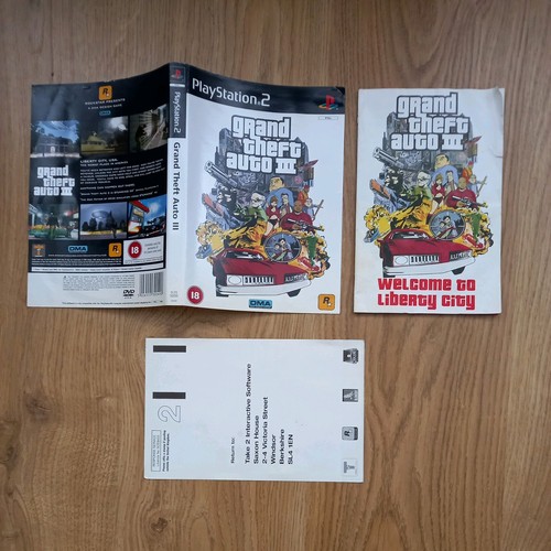 Ps2 cover manuale gta3 grand - e,