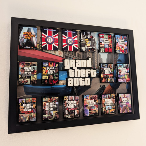 Grand theft auto gta - theft, telaio