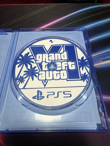 Disco decorativo gta ps5 - disco,